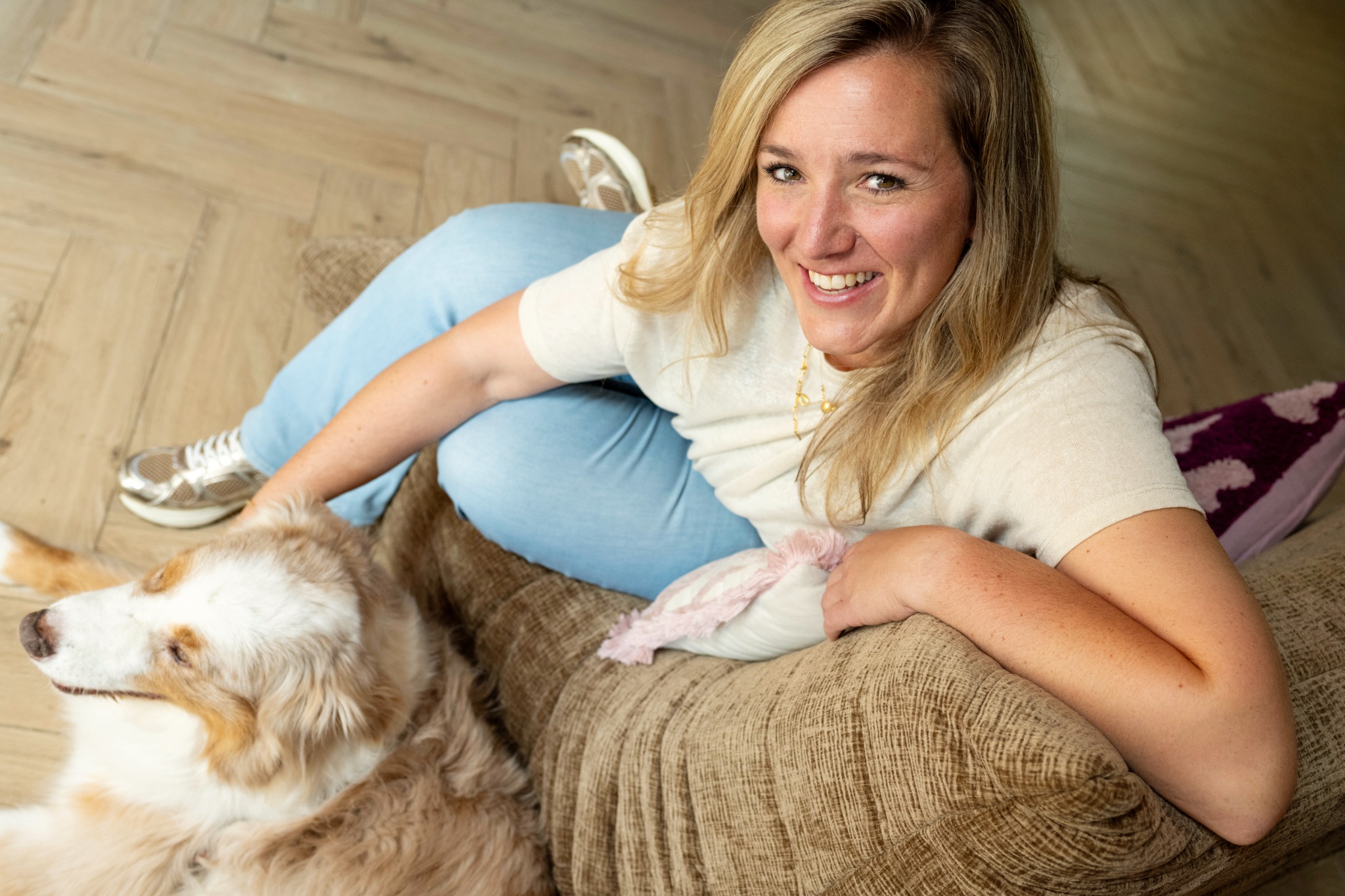 Yvonne met Simba in de praktijk